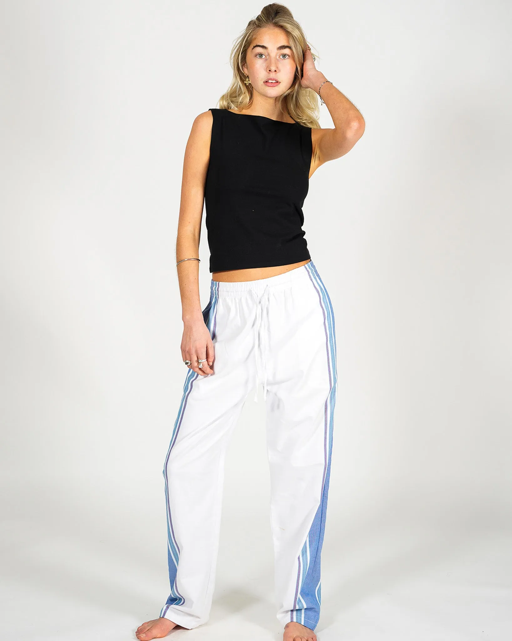 White Classic Lounge Pants