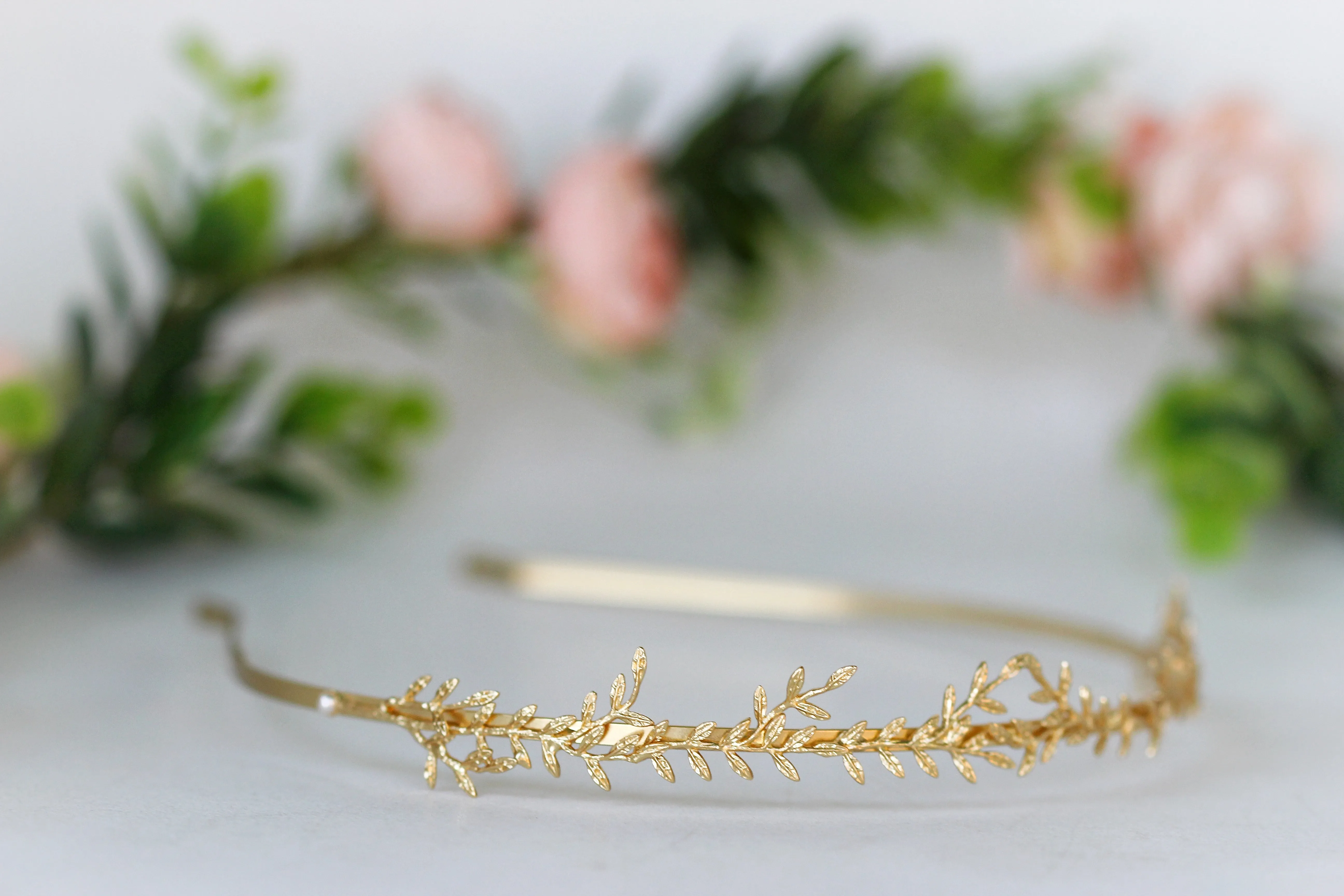 Wild Branches Leaves Headband