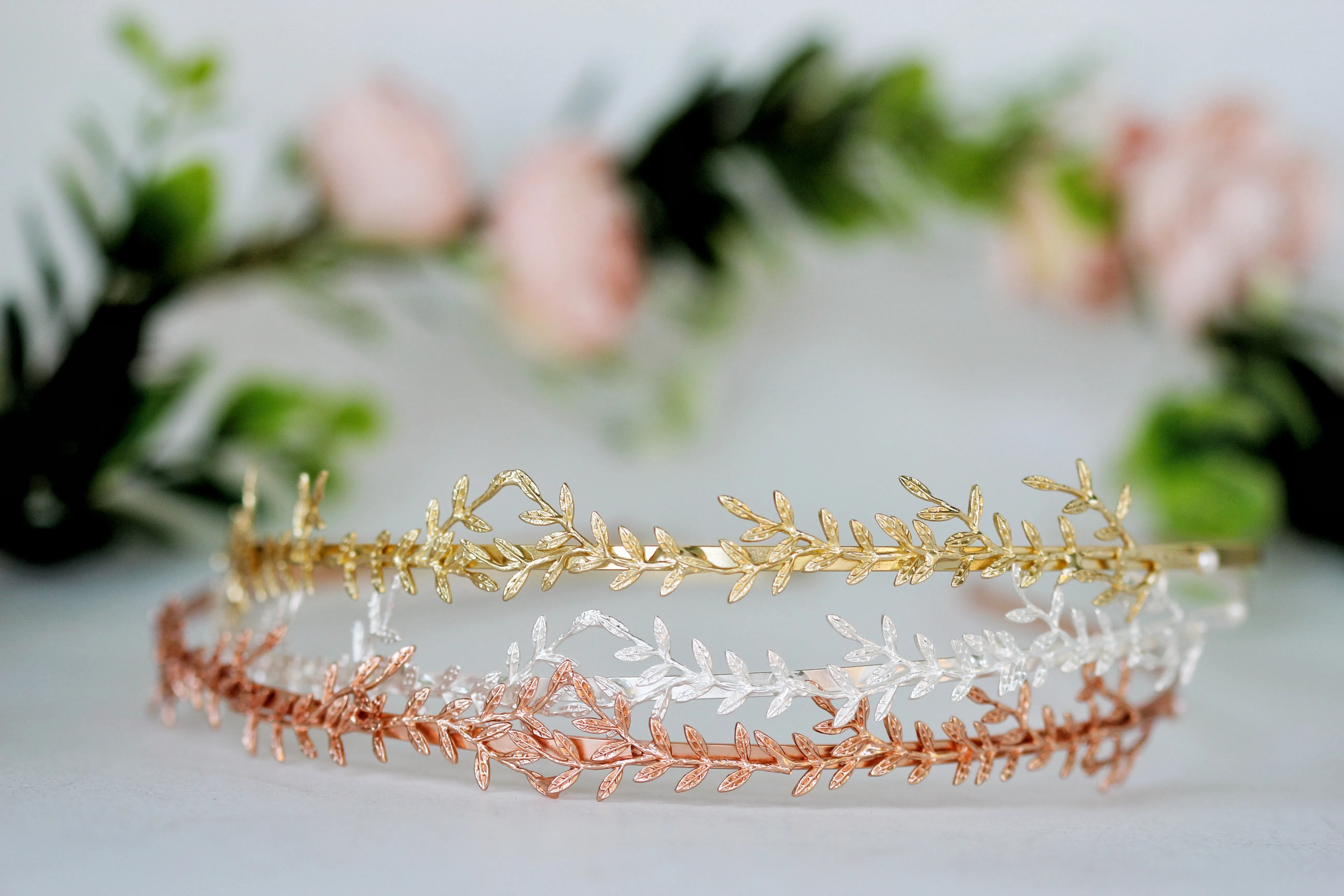 Wild Branches Leaves Headband