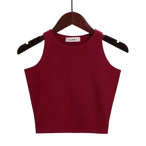 Women Sexy Cotton Crop Top Bustier