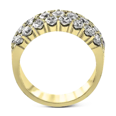 ZR489 Anniversary Ring in 14k Gold with Diamonds