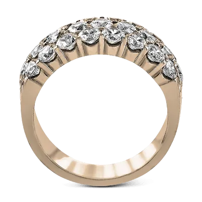 ZR489 Anniversary Ring in 14k Gold with Diamonds